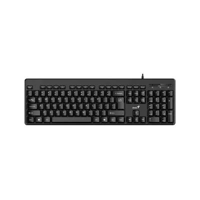 Billentyűzet USB Genius KB-116 fekete HU : GENIUS-31300008404 fotó