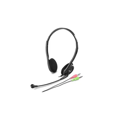 Fejhallgató jack Genius HS-200C fekete headset : GENIUS-31710151100 fotó