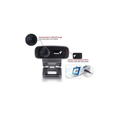 Webkamera Genius Facecam 1000X_V2 fekete (új csomagolás) : GENIUS-32200003400 fotó