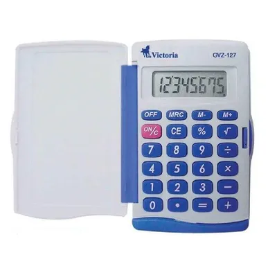 Zsebszámológép Victoria GVZ-127 ezüst : KC-127AP fotó