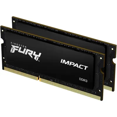 8GB notebook memória DDR3L 1600MHz 1.35V Kingston FURY Impact : KF316LS9IB_8 fotó