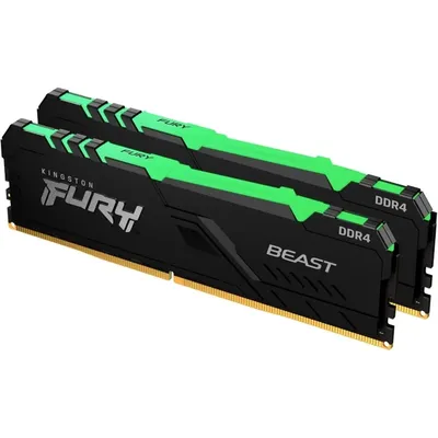 32GB memória DDR4 2666MHz (Kit of 2) Kingston FURY Beast RGB KF426C16BBAK2/32 : KF426C16BBAK2_32 fotó