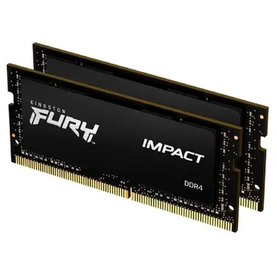 32GB DDR4 notebook memória 3200MHz 2x16GB Kingston FURY Impact : KF432S20IBK2_32 fotó