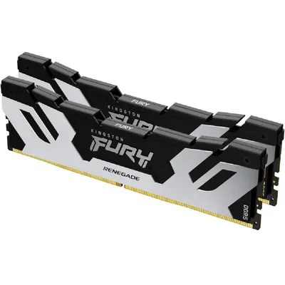 32GB DDR5 memória 7200MHz 2x16GB Kingston FURY Renegade Silver : KF572C38RSK2-32 fotó