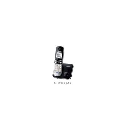 Panasonic DECT telefon kihangosítható hívóazonosítós fekete, fehér háttérvil : KX-TG6811PDB fotó
