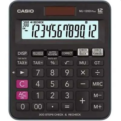 Számológép, asztali, 12 számjegy, CASIO "MJ-120D PLUS" : MJ-120D_MJ-120D-PLUS fotó