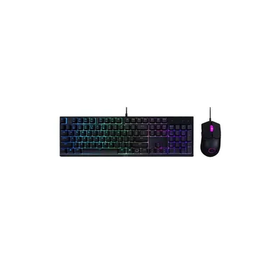 Gamer billentyűzet + egér USB Cooler Master MS110 fekete HU : MS-110-KKMF1-HU fotó