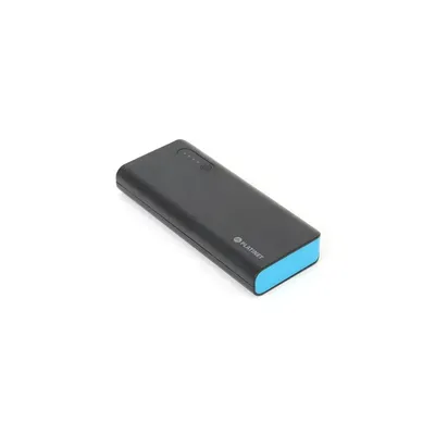 PLATINET Power Bank hordozható töltő 8000mAh + micro USB Kábel + zseblámpa fekete/kék : PMPB80BBL fotó