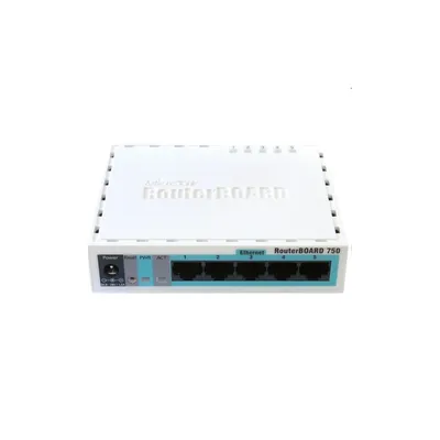 Router 5port MikroTik hEX RB750Gr3 L4 256MB 5x GbE port router : RB750GR3 fotó