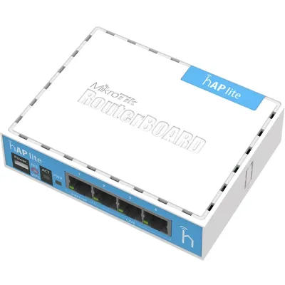 WiFi Router MikroTik hAP lite classic RB941-2nd L4 32Mb 4x FE LAN : RB941-2ND fotó