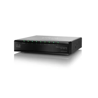 Cisco SF100D-08P 8port 10/100Mbps LAN nem menedzselhető asztali Switch : SF100D-08P-EU fotó