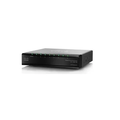 Cisco SF100D-08 8port 10/100Mbps LAN nem menedzselhető asztali Switch : SF100D-08-EU fotó