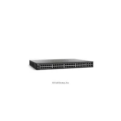 Cisco SF300-48PP 48 LAN 10/100Mbps, 2 miniGBIC, 2 RJ45 menedzselhető PoE+ rack switch : SF300-48PP-K9-EU fotó