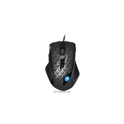 Gamer egér USB Sharkoon Drakonia Black Avago9800 pikkely mintás : SHARK-4044951013579 fotó