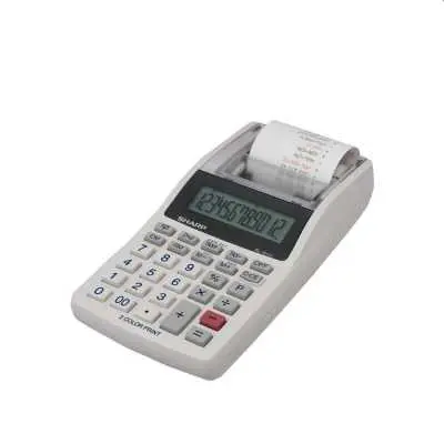 Számológép, szalagos, 12 számjegy, 2 színű nyomtató, SHARP "EL-1611V" : SH-EL1611V fotó
