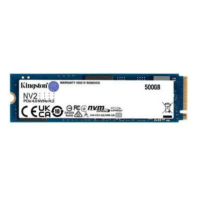 500GB SSD M.2 NVMe 2280 PCIe 4.0 NV2 KINGSTON SNV2S/500G : SNV2S_500G fotó