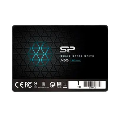 1TB 2,5" SSD SATA3 Silicon Power A55 : SP001TBSS3A55S25 fotó
