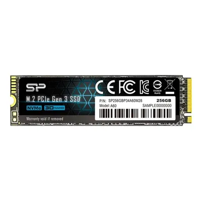 256GB SSD M.2 Silicon Power A60 : SP256GBP34A60M28 fotó