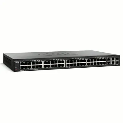 Cisco SF300-48 48 LAN 10/100Mbps, 2 miniGBIC menedzselhető rack switch : SRW248G4-K9-EU fotó