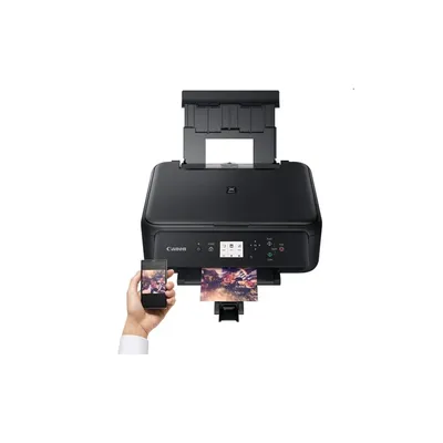 Multifunkciós nyomtató tintasugaras A4 színes Canon PIXMA TS5150 otthoni 3in1 MFP duplex WIFI fekete : TS5150 fotó
