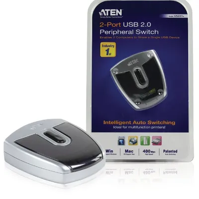 2 port USB 2.0 peripheral switch : US221A-AT fotó