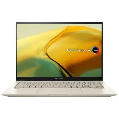 Asus ZenBook laptop 14" WQ+ i5-13500H 16GB 512GB IrisXe W11 barna Asus ZenBook Flip 14 : UX3404VA-M9053W fotó