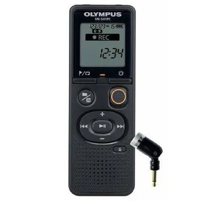 Diktafon digitális 4 GB memória ME52 mikrofonnal OLYMPUS VN-541PC fekete : V405281BE020 fotó
