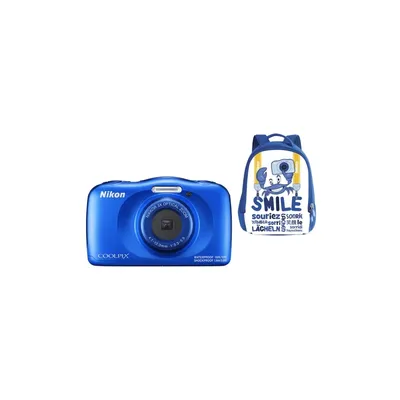 Nikon Coolpix W150 kék digitális fényképezőgép hátizsák kit : VQA111K001 fotó