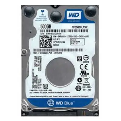 500GB 2,5" HDD 5400rpm 16MB Western Digital Scorpio Blue : WD5000LPCX fotó