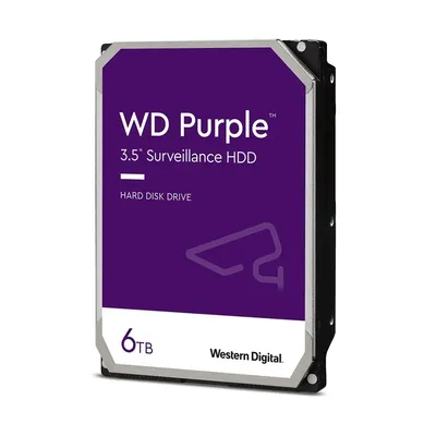 6TB 3,5" HDD SATA3 Western Digital Purple : WD63PURZ fotó