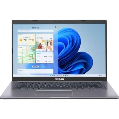 Asus VivoBook laptop 14" HD N4020 4GB 128GB UHD W11 szürke Asus VivoBook X415 : X415MA-BV660WS fotó
