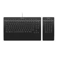 3Dconnexion vezetékes billentyűzet 16 gomb, angol fekete : 3DX-700092
