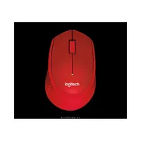 Vezetéknélküli egér Logitech M330 Silent piros : 910-004911