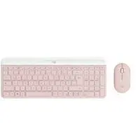 Vezetéknélküli billentyűzet + egér Logitech MK470 rózsaszín HU : 920-011322