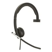 Fejhallgató Logitech H650e USB fekete vezetékes mono headset : 981-000514