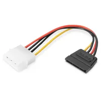 KÁBEL SATA táp 15cm Digitus AK-430300-002-M : AK-430300-002-M