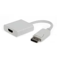 Kábel átalakító DisplayPort M- HDMI F 10cm fekete : A-DPM-HDMIF-002