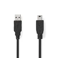 USB kábel USB A - mini B 5pin USB2.0  1m : CCGP60300BK10