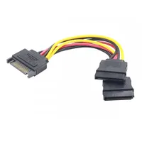 Kábel SATA Tápkábel Elosztó SATA 15 pin anya - 2x SATA apa : CC-SATAM2F-01