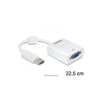 Adapter Displayport male > VGA 15tűs female Delock : DELOCK-61766