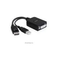 Adapter Displayport male > DVI-I 24+5 female active Delock : DELOCK-61855