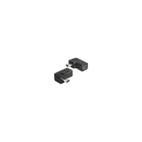USB-B mini 5 pin apa / anya adapter 90°-ban elforgatott : DELOCK-65448