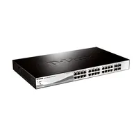 24 port Switch PoE 10/100/1000 Base-T port with 4 x 1000Base-T /SFP po : DGS-1210-28P