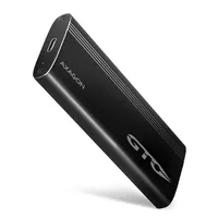 külső ház EEM2-GTO SuperSpeed+ USB-C - NVMe M.2 fekete ház Axagon : EEM2-GTO