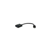 Átalakító HDMI-VGA apa/anya Audio fekete : EQUIP-11903607