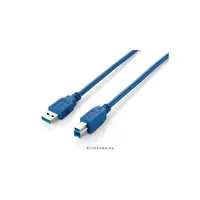 USB 3.0 A-B kábel, apa/apa, duplán árnyékolt, 1,8m Delock : EQUIP-128292