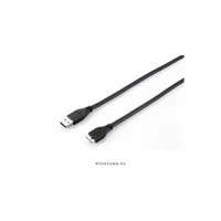 USB 3.0 A-microB 10pin kábel, apa/apa, duplán árnyékolt, 2m Delock : EQUIP-128397