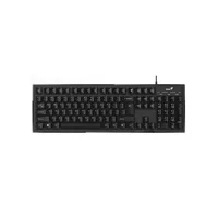 Billentyűzet USB Genius KB-102 fekete HU : GENIUS-31300007404