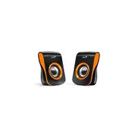 Hangfal 2.0 Genius SP-Q180 fekete-narancs USB hangszóró : GENIUS-31730026402