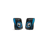 Hangfal 2.0 Genius SP-Q180 fekete-kék USB hangszóró : GENIUS-31730026403